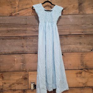 NWOT Free people baby blue maxi dress